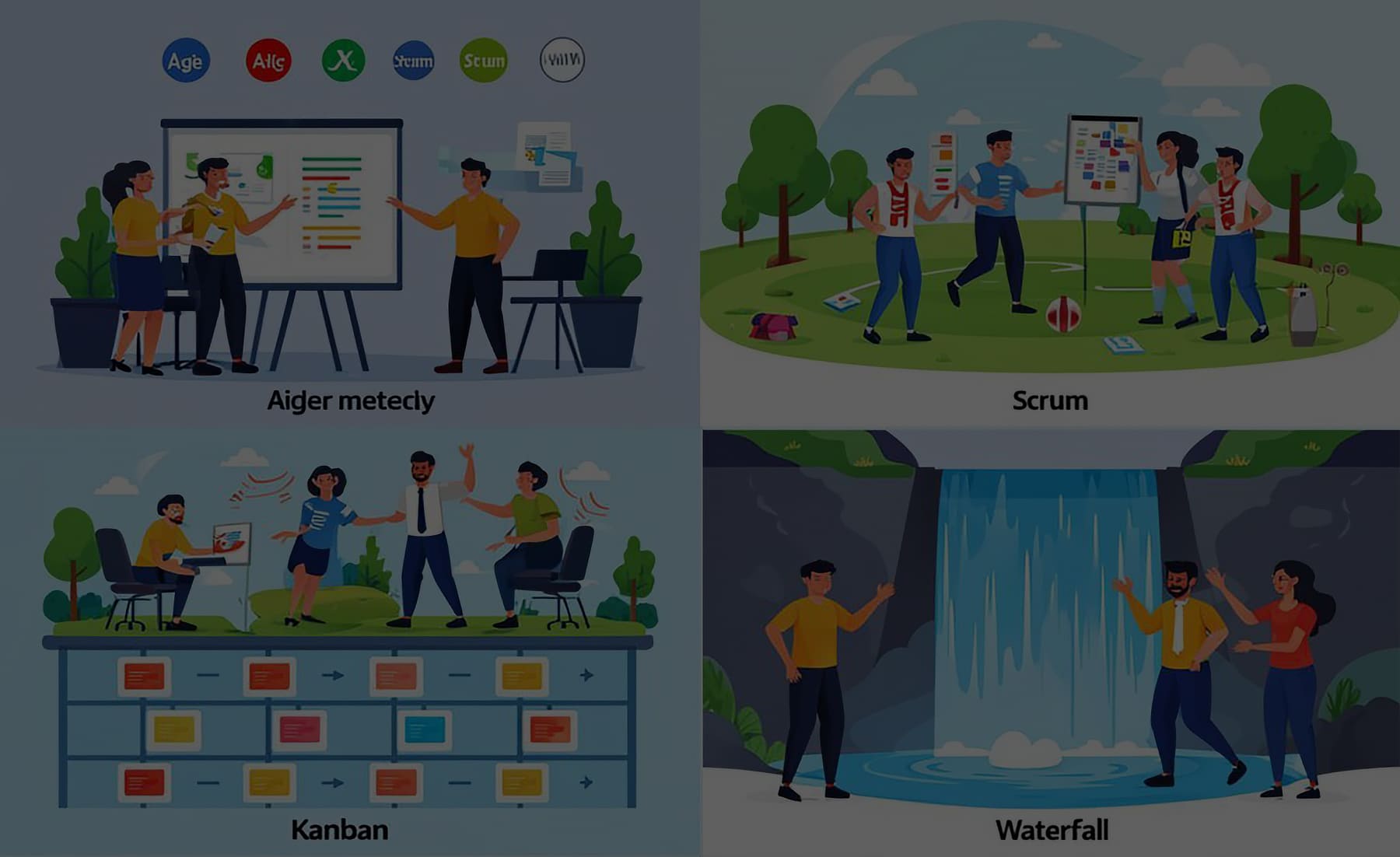 Распространенные методологии разработки веб-приложений