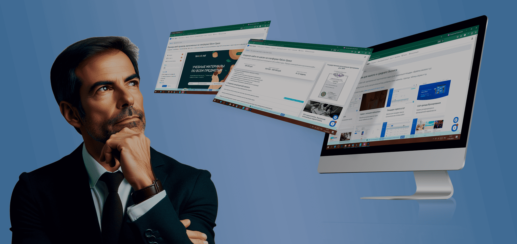Веб-конструктор Falcon Space. Гибкость решений на базе Falcon Space